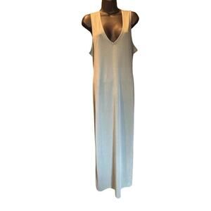 Open Edit Women's Sleeveless V-Neck Maxi Dress Size Medium